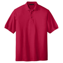 Port Authority Men's Red Extended Size Silk Touch Polo