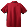 Port Authority Men's Engine Red/Black Dry Zone Colorblock Ottoman Polo