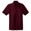 Port Authority Men's Maroon/Black Dry Zone Colorblock Ottoman Polo