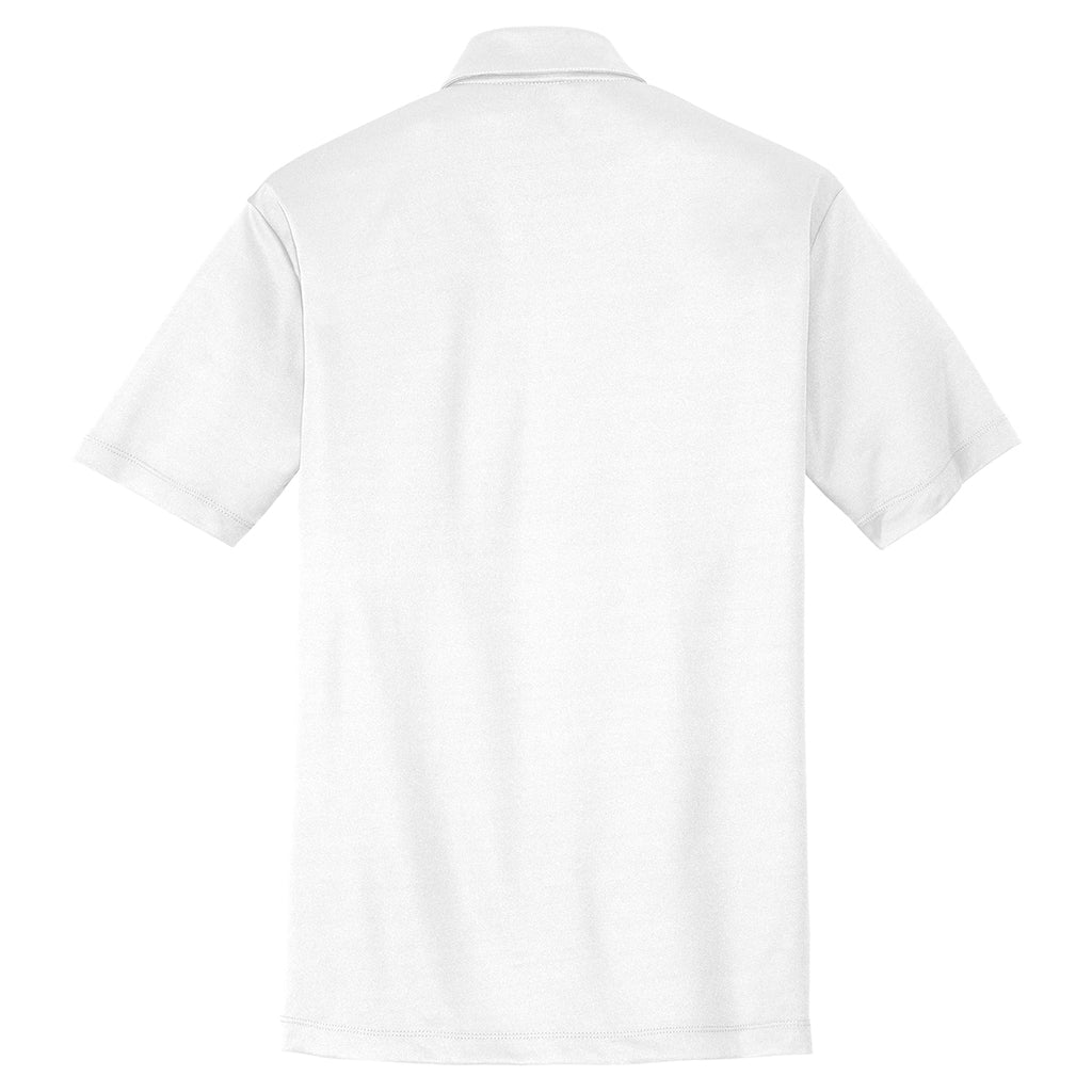 Port Authority Men's White Performance Poly Polo