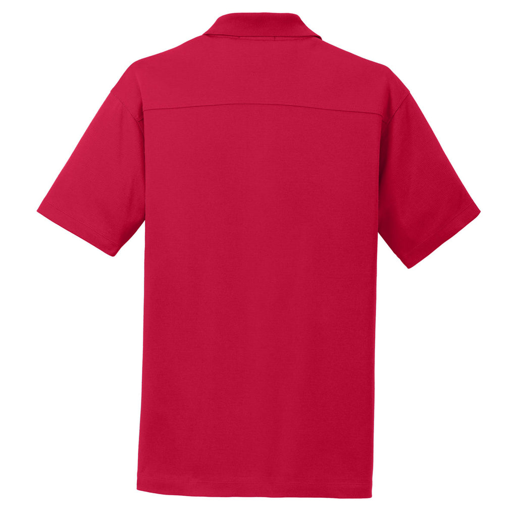 Port Authority Men's Engine Red Rapid Dry Mesh Polo