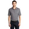 Port Authority Men's Shadow Grey Shadow Stripe Polo