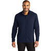 Port Authority Men's Navy Accord Stretch Fleece Full-Zip