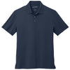 Port Authority Men's River Blue Navy City Stretch Flat Knit Polo