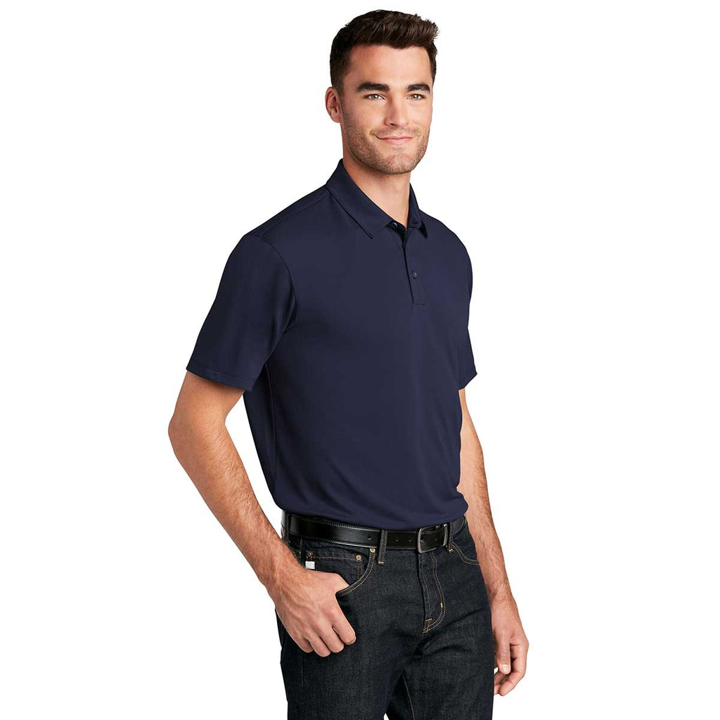 Port Authority Men's True Navy UV Choice Pique Polo