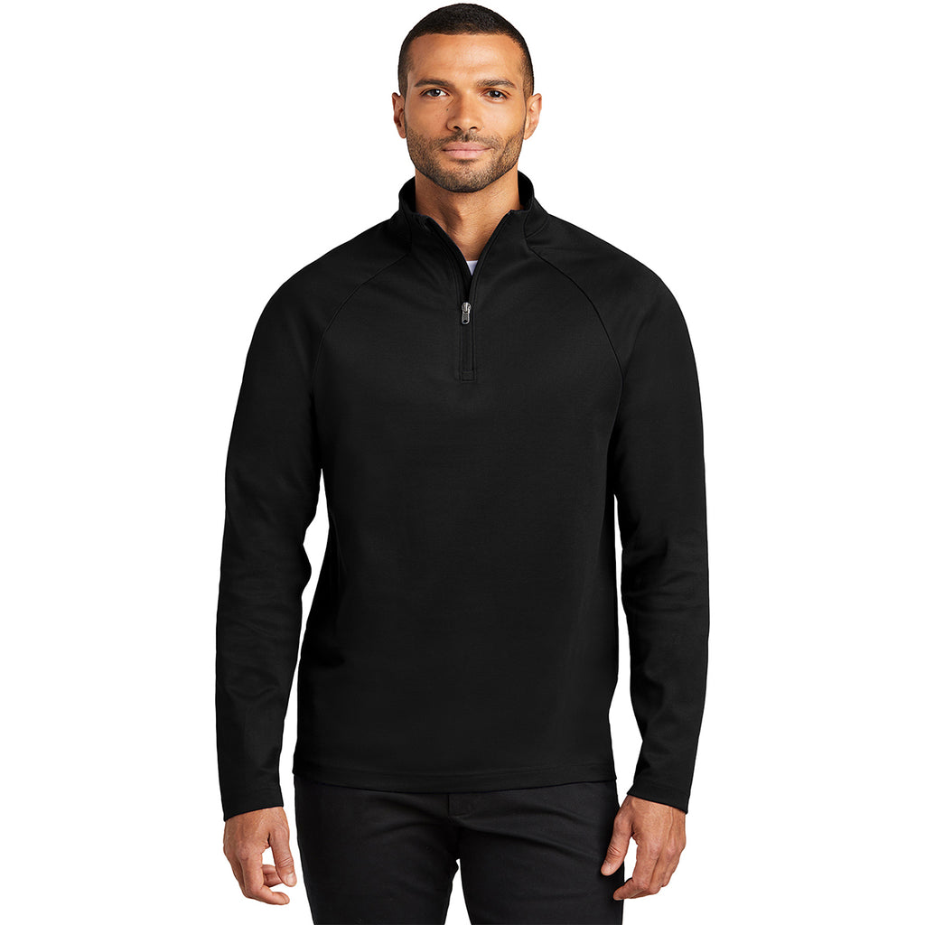 Port Authority Men's Deep Black C-FREE Cypress 1/4 Zip