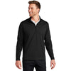 Port Authority Men's Deep Black C-FREE Double Knit 1/4-Zip