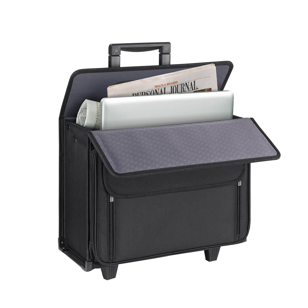 Solo Black Morgan Rolling Catalog Case