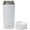 Perka White Macchiato 12 oz. Double Wall Coffee/Tea Press Mug