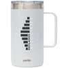 Perka White Wayfarer 24 oz. 304 Stainless Steel Mug