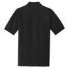 Port & Company Men's Jet Black Ring Spun Pique Polo