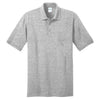 Port & Company Men's Ash Core Blend Jersey Knit Pocket Polo