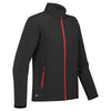 Stormtech Men's Black/Bright Red Orbiter Softshell