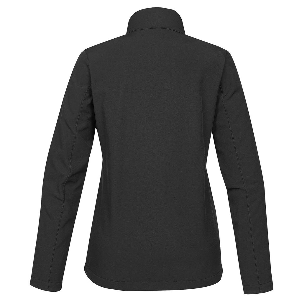 Stormtech Women's Black/Azure Blue Orbiter Softshell