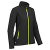 Stormtech Women's Black/Kiwi Orbiter Softshell