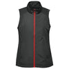 Stormtech Women's Black/Bright Red Pacifica Vest