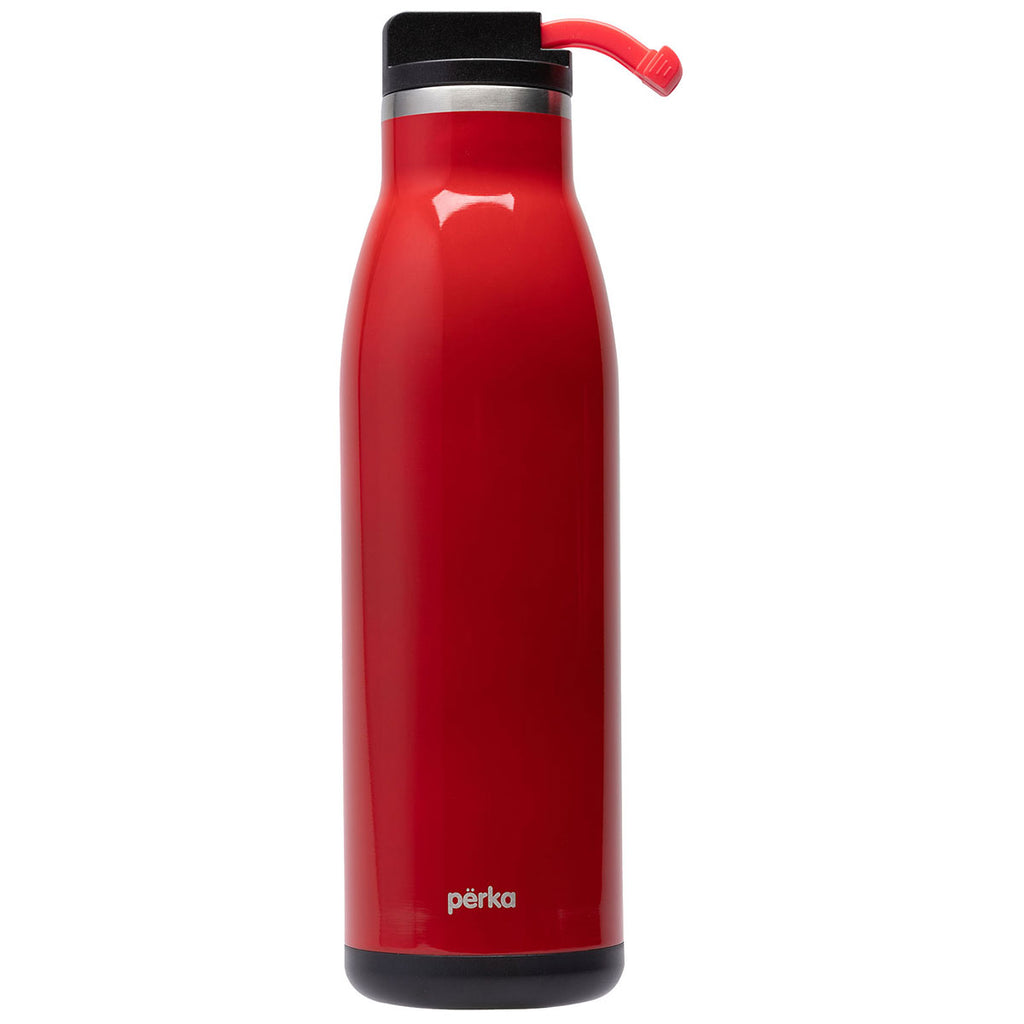 Perka Red Granada 17 oz. Double Wall, Stainless Steel Water Bottle