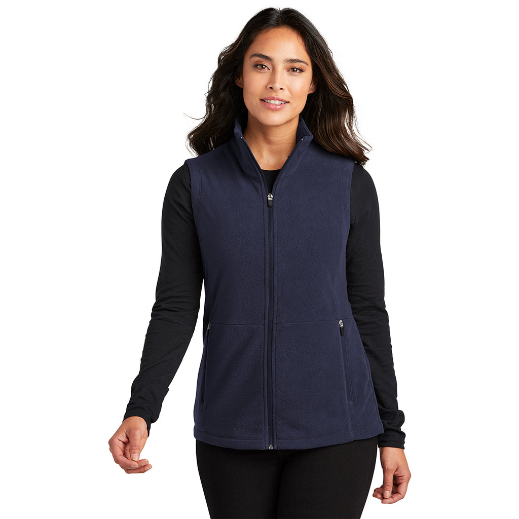 Port Authority Women's Navy Accord Microfleece Vest