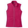 Port Authority Women's Dark Fuchsia Microfleece Vest