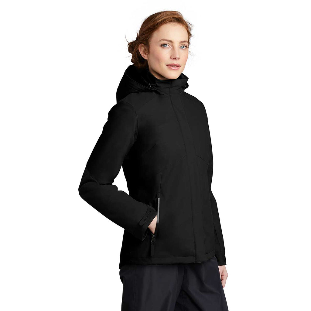 Port Authority Women's Deep Black Insulated Waterproof Tech Jacket