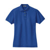 Port Authority Women's Royal Blue S/S Cotton Pique Knit Polo