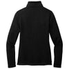 Port Authority Women's Deep Black Arc Sweater Fleece Jacket