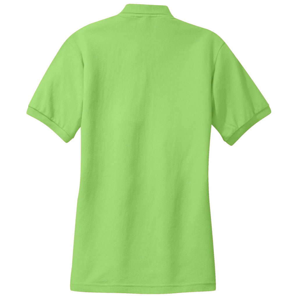 Port Authority Women's Lime Silk Touch Polo