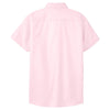 Port Authority Women's Light Pink Short Sleeve Easy Care Shirt