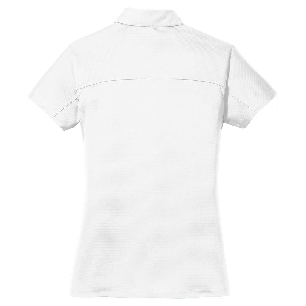 Port Authority Women's White Crossover Raglan Polo