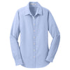 Port Authority Women's Oxford Blue SuperPro Oxford Shirt