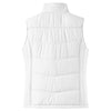 Port Authority Women's White Puffy Vest