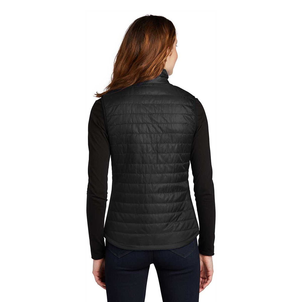 Port Authority Women's Deep Black Packable Puffy Vest