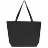 Liberty Bags Washed Black Seaside Cotton 12oz. Pigment-Dyed Large Tote