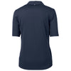 Cutter & Buck Women's Navy Blue Virtue Eco Pique Recycled Polo