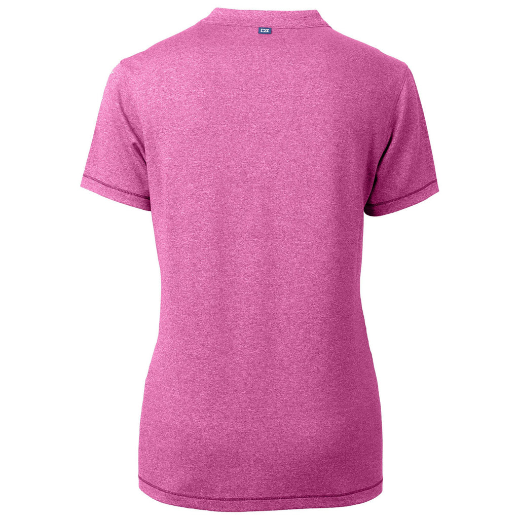 Cutter & Buck Women's Gelato Heather Forge Heathered Stretch Blade Top