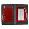 Leeman Red Venezia Luggage Tag Set