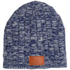 Leeman Navy Heathered Knit Beanie