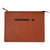 Leeman Tan Tuscany Zip File Folder