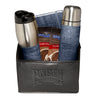 Leeman Blue Casablanca Thermos, Tumbler, Journal and Ghirardelli Gift Set