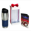 Leeman Blue Casablanca 16 oz. Tumbler and Ghirardelli Cocoa Gift Set