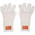 Leeman Cream Rib Knit Gloves