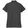 Port Authority Women's Black Heather Heathered Silk Touch Performance Polo