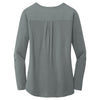 Port Authority Women's Grey Smoke Concept Henley Tunic