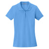 Port Authority Women's Azure Blue Ezcotton Polo