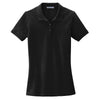 Port Authority Women's Black Ezcotton Polo