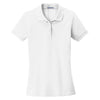 Port Authority Women's White Ezcotton Polo