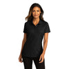 Port Authority Women's Deep Black SuperPro React Polo