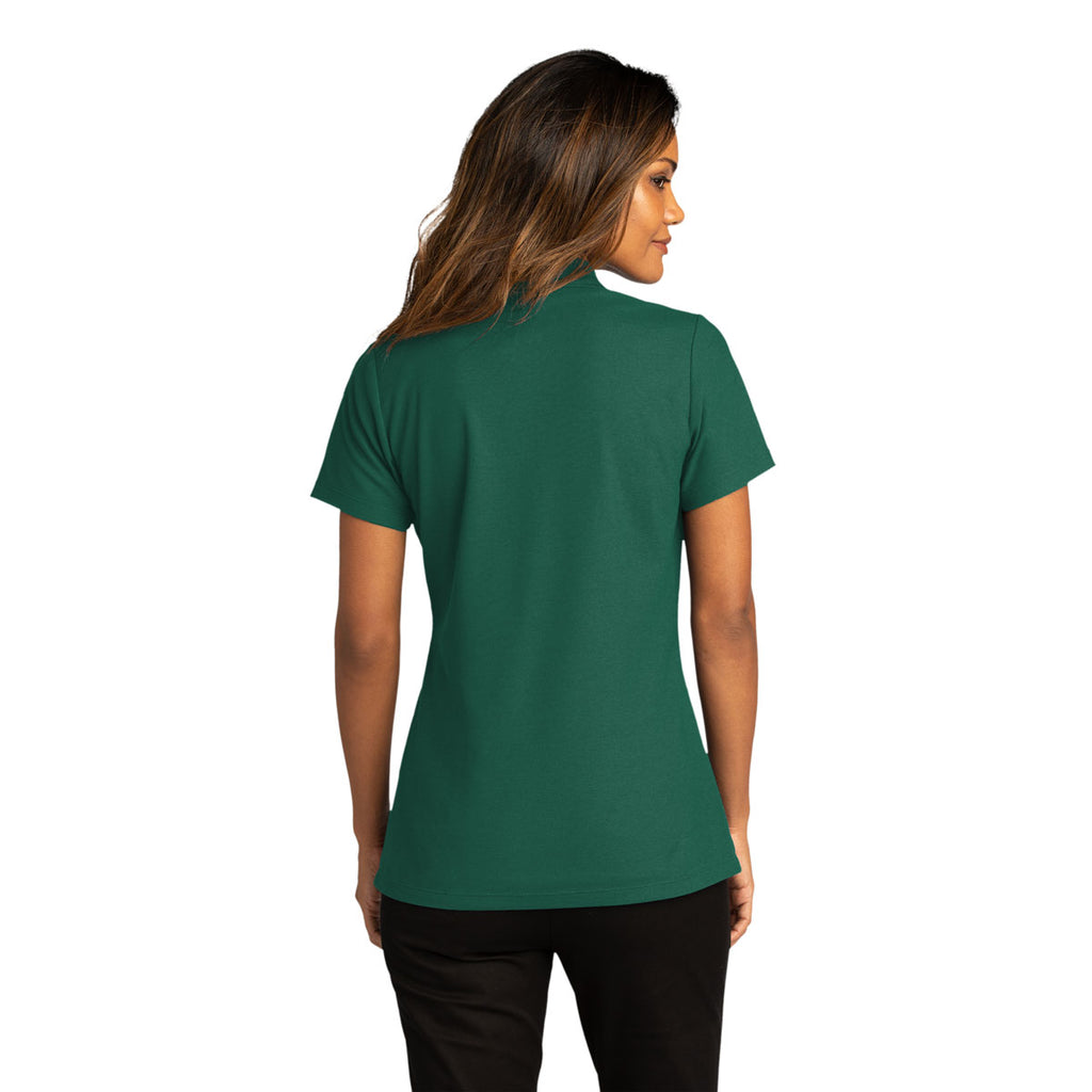 Port Authority Women's Marine Green SuperPro React Polo