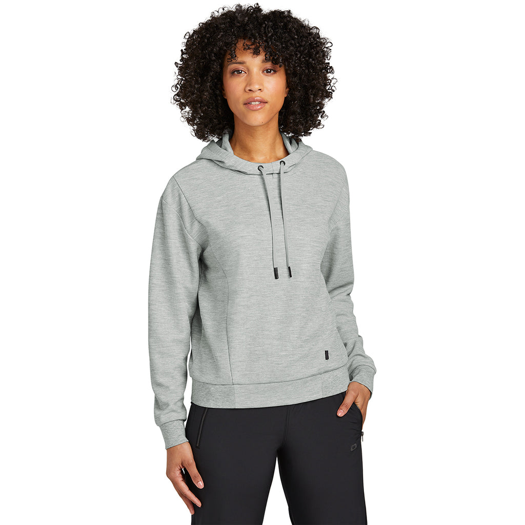 OGIO Women's Light Heather Grey Revive Hoodie