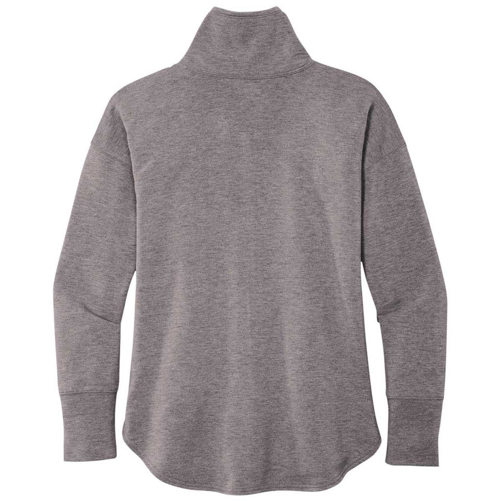 OGIO Women's Petrol Grey Heather Luuma Full-Zip Fleece